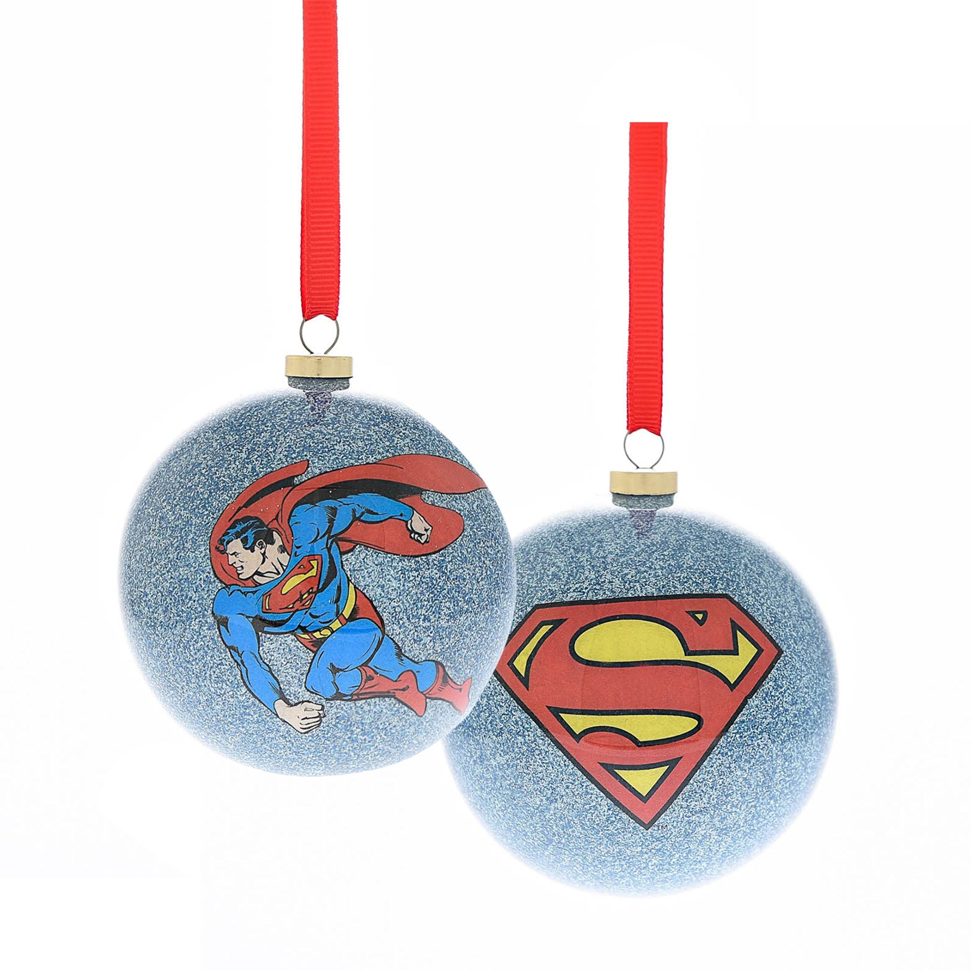 Set of 6 DC Comic Christmas Baubles - Heroes