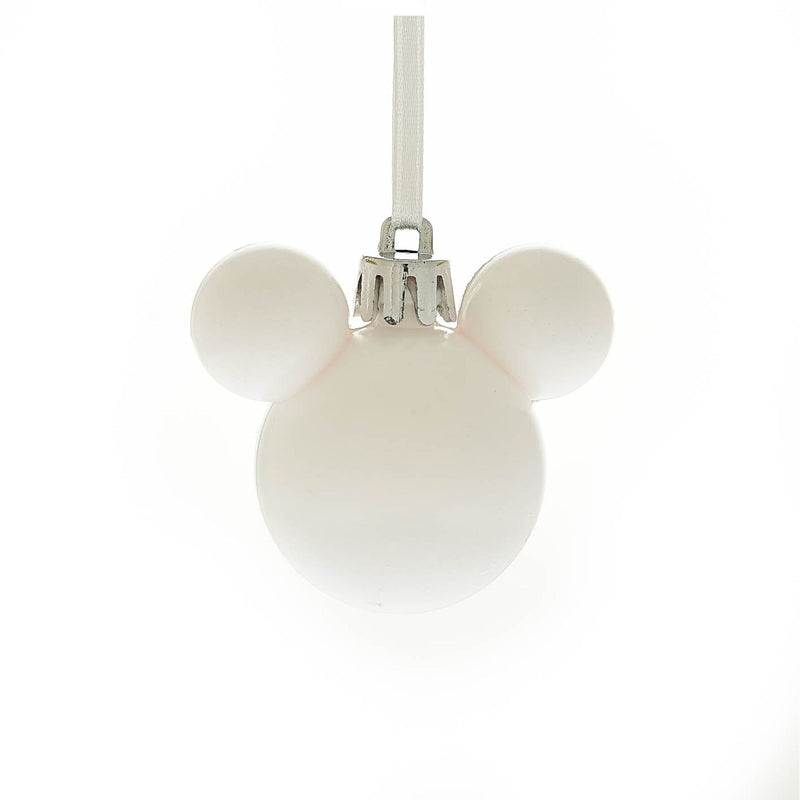 Set of 12 Mini Mickey Baubles Assorted Finishes