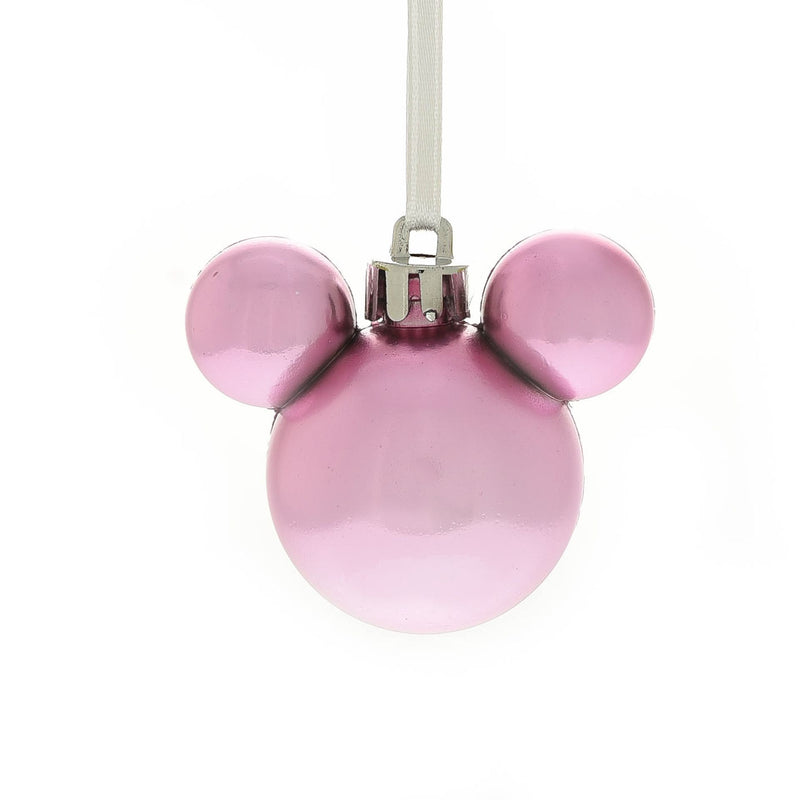 Set of 12 Mini Mickey Baubles Assorted Finishes