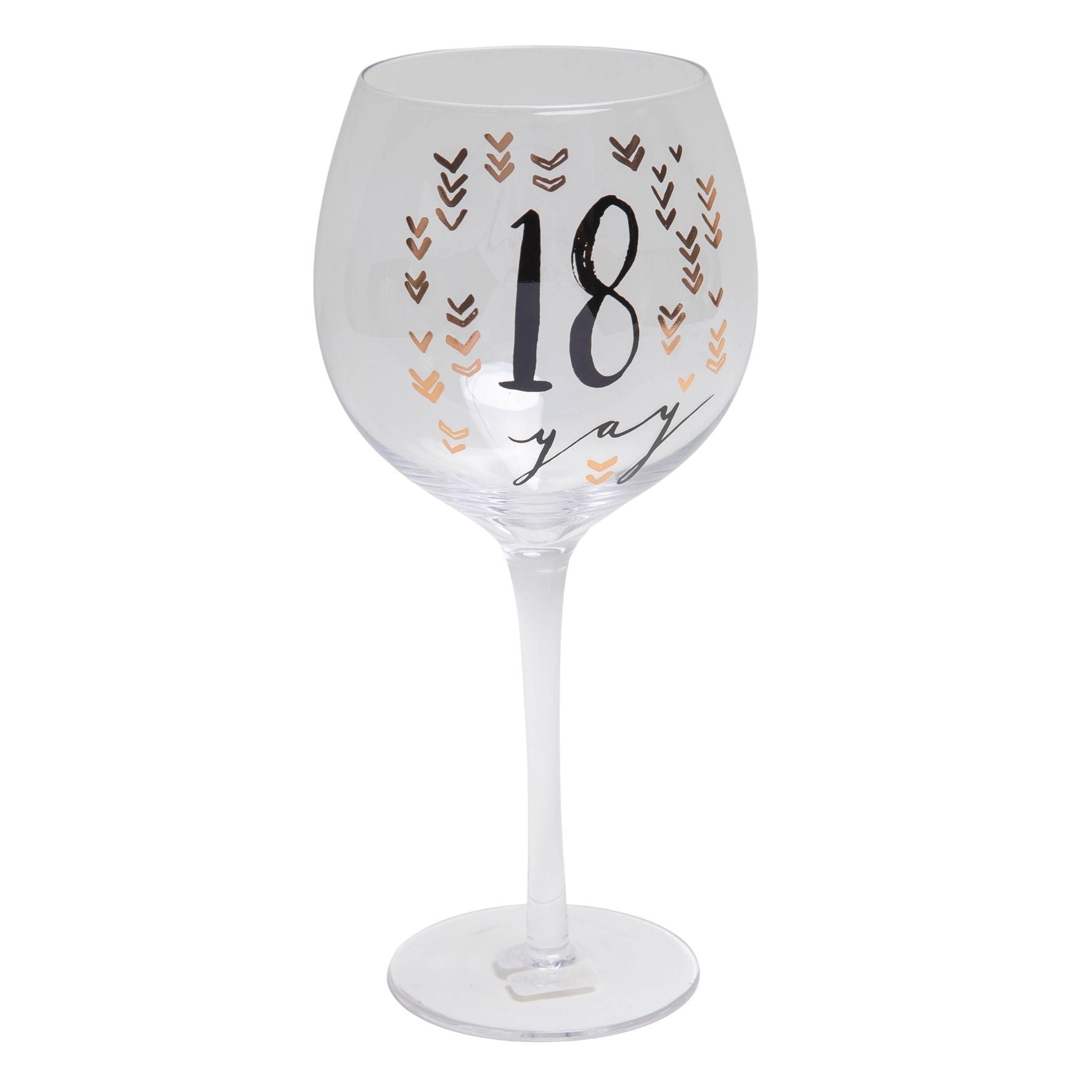Luxe Birthday Gin Glass - 18