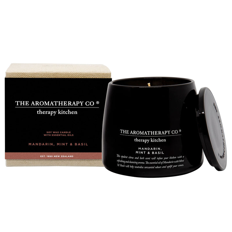 260g Therapy Kitchen Candle - Mandarin, Mint & Basil