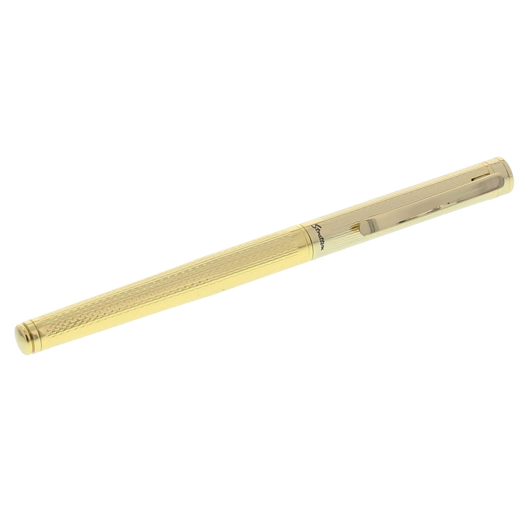 Stratton Rollerball Pen - Gold Finish