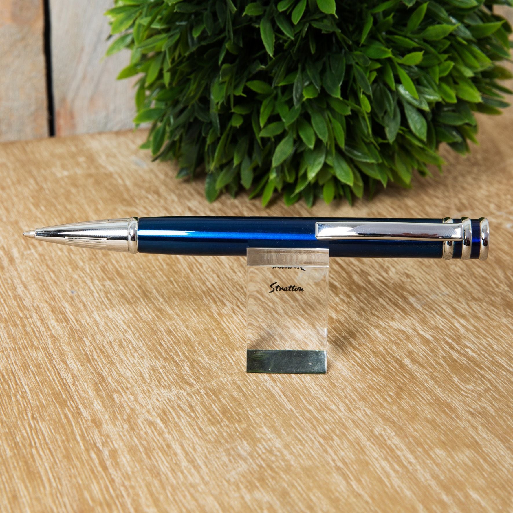 Stratton Blue Ballpoint Pen