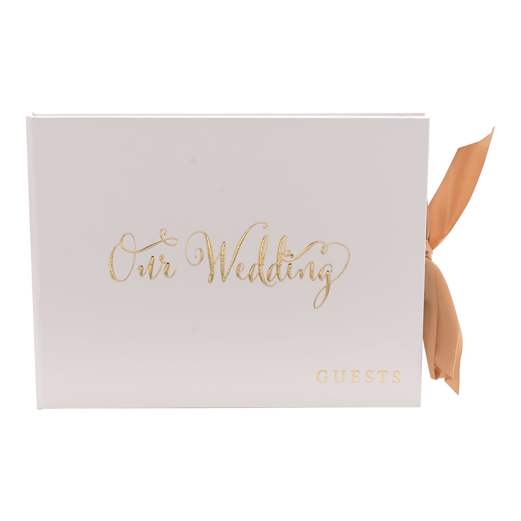 'Always & Forever' Gold Foil "Our Wedding" Guest Book