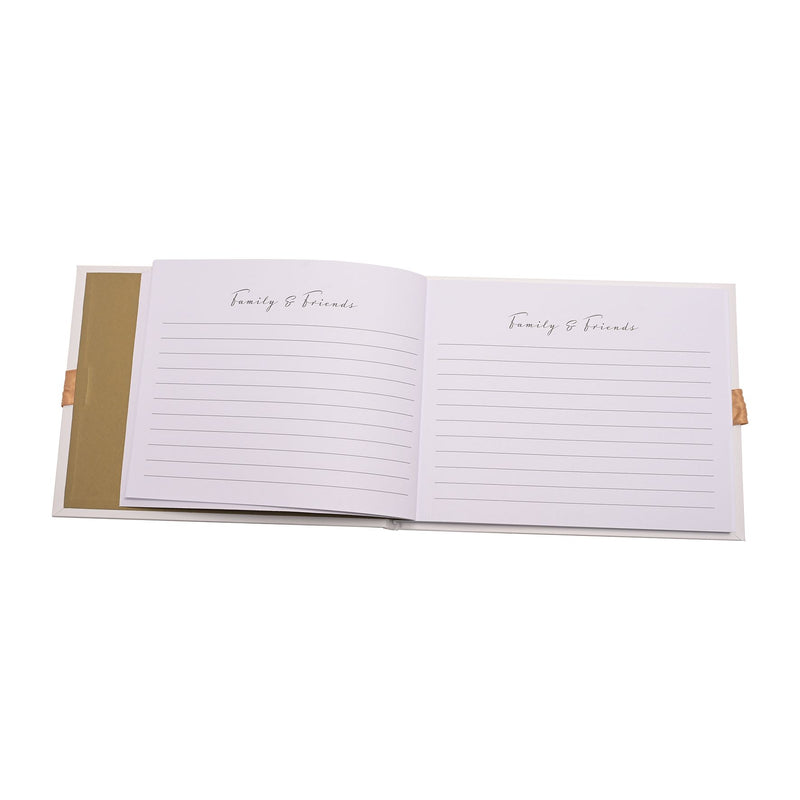 'Always & Forever' Gold Foil "Our Wedding" Guest Book