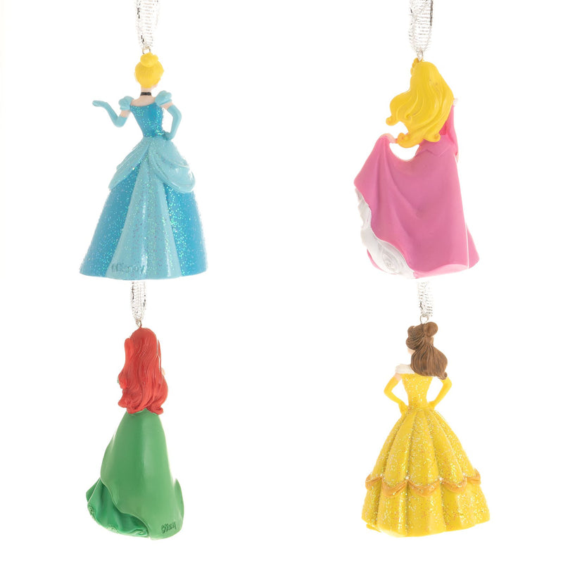 Disney Set of 4 Princess Resin Hanging Decorations