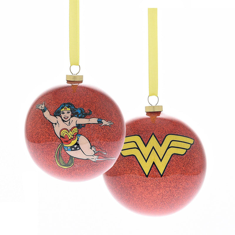 Set of 6 DC Comic Christmas Baubles - Heroes
